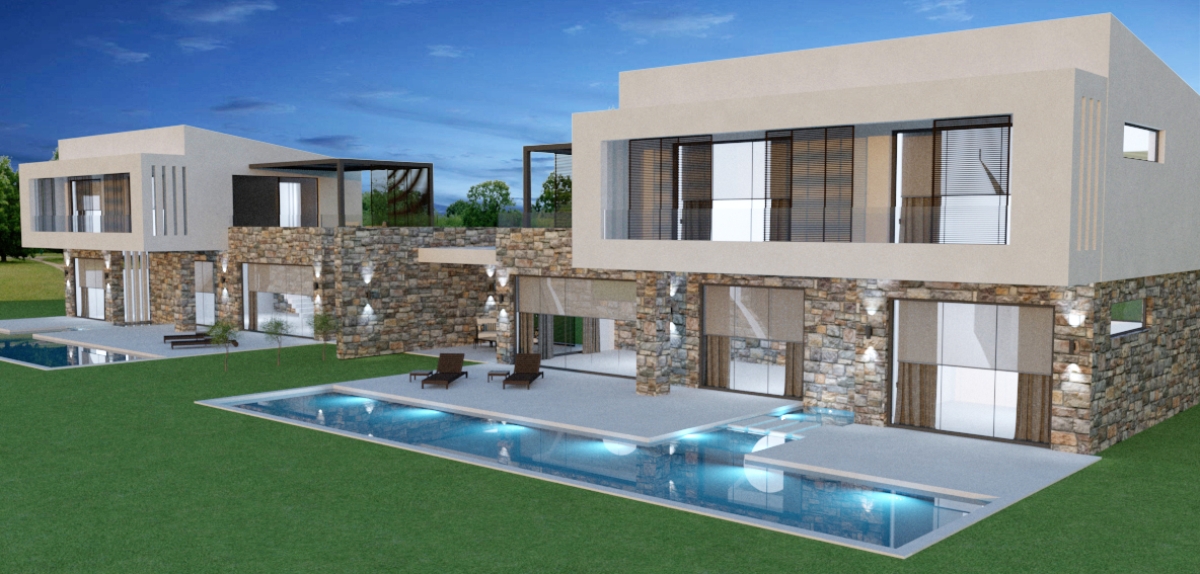 Driino, Nea Skioni, Greece - beautiful new villas with pools for vacation and Golden visas, Photo 1