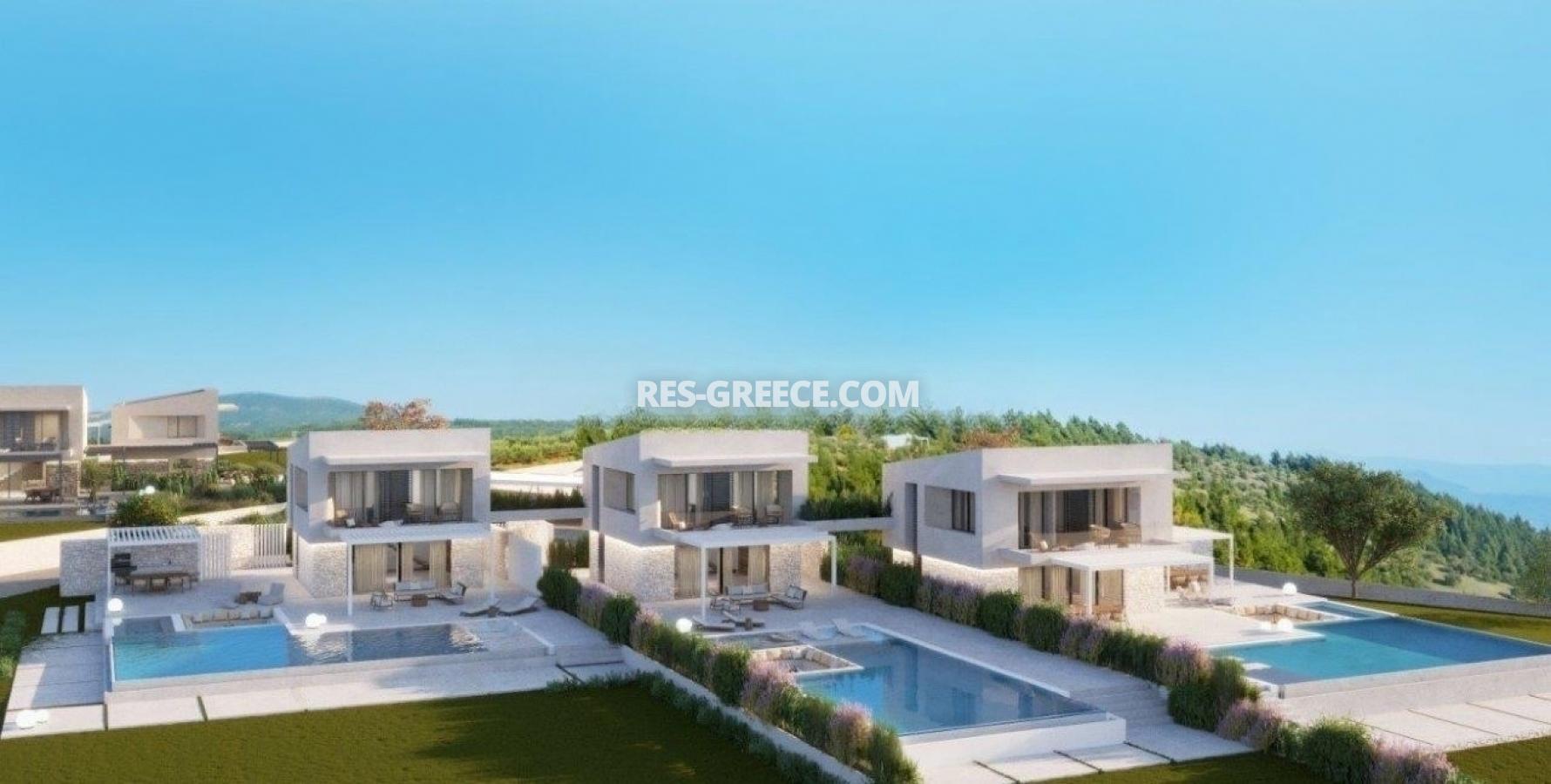 Tapa Mare, Halkidiki-Sithonia, Greece - modern villas with pool and panoramic sea views - Photo 6