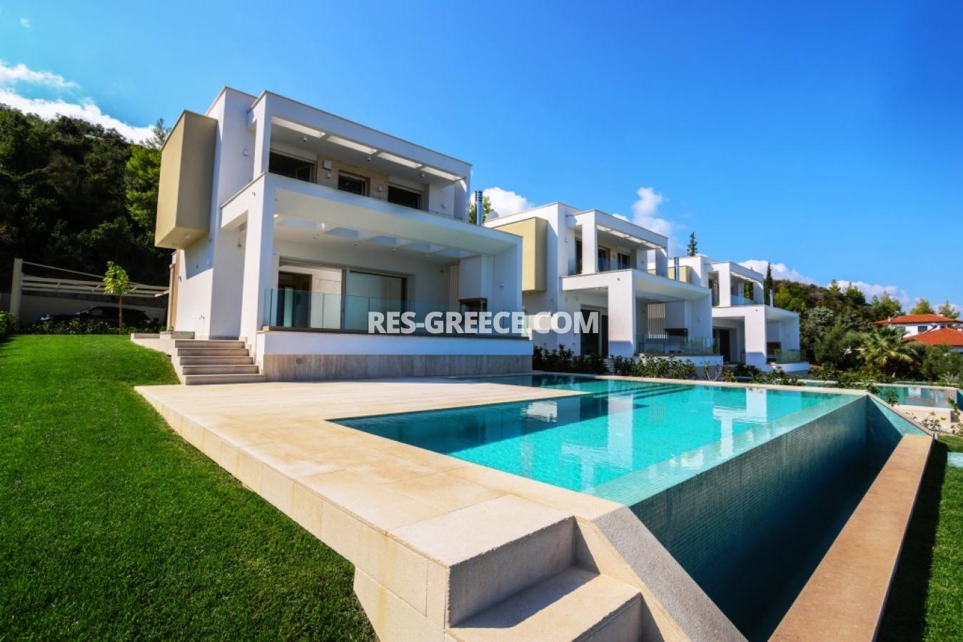 Kerama, Halkidiki-Kassandra, Greece - new villas with pools on the early construction stage - Photo 27