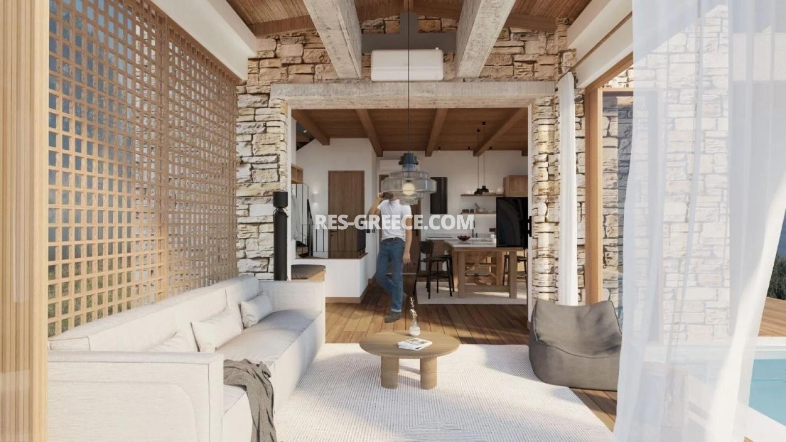 Vafi 2, Neos Marmaras, Greece - villas with stunning view for sale, Photo 4