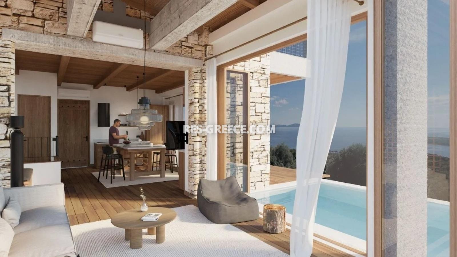 Vafi 2, Neos Marmaras, Greece - villas with stunning view for sale, Photo 5