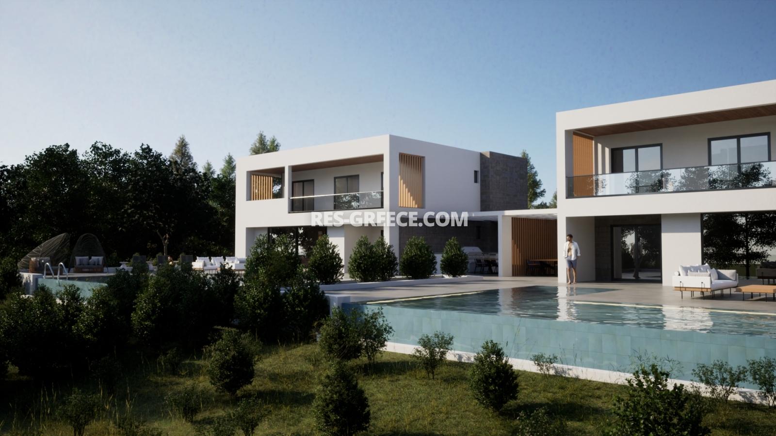 Villa Hermis, Sani, Greece - new luxuty villa by the sea in prestige Sani resort location, Photo 3
