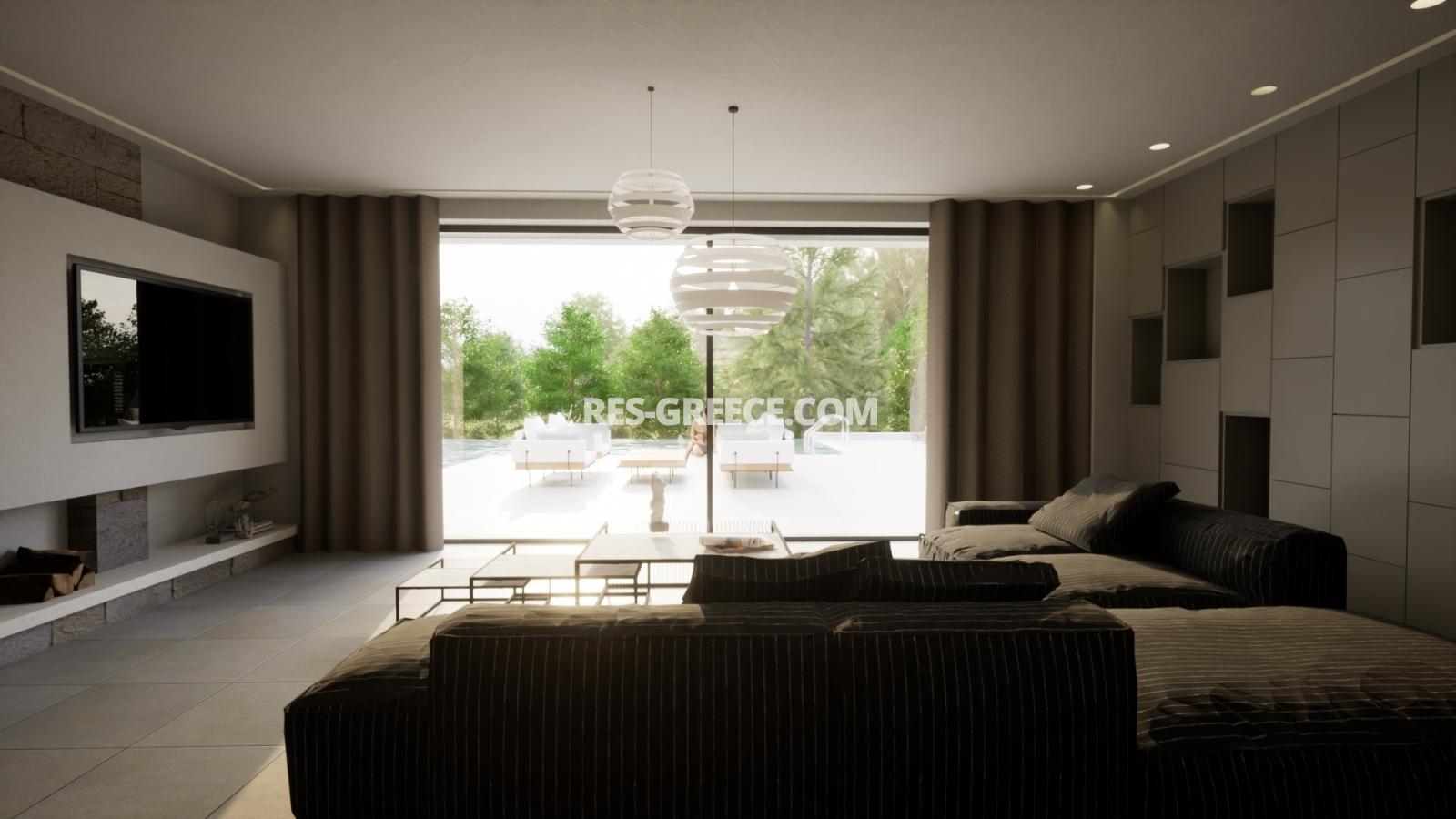 Villa Hermis 1, Sani, Greece - seaview villas in prestige Sani resort Location, Photo 2