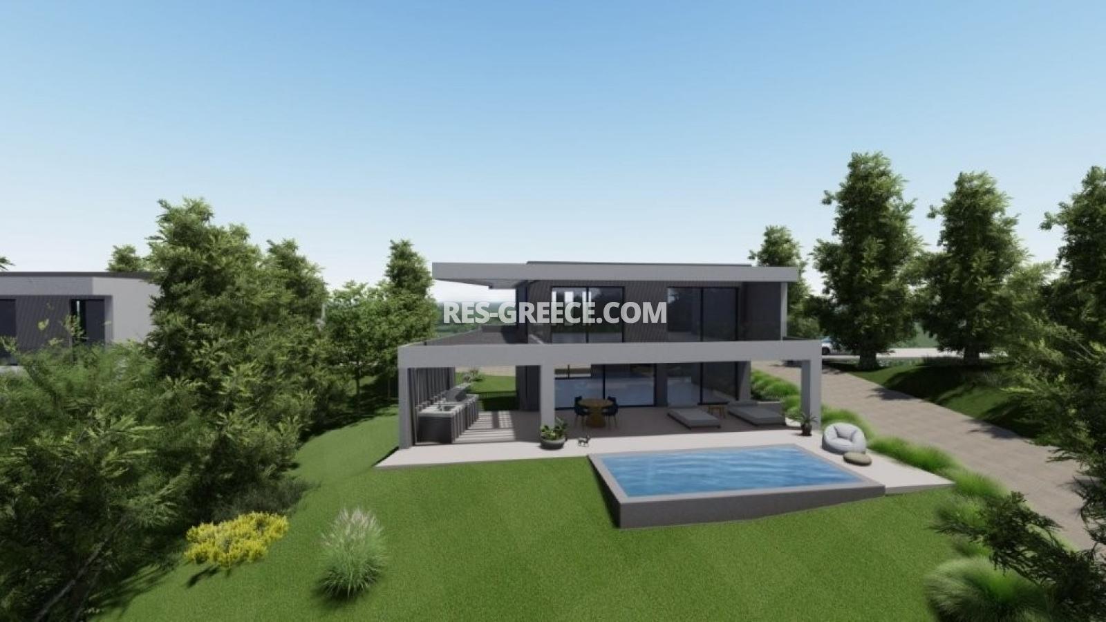 Aperitto, Kriopogi, Greece - villas with pools on the early construction stage for sale, Photo 2