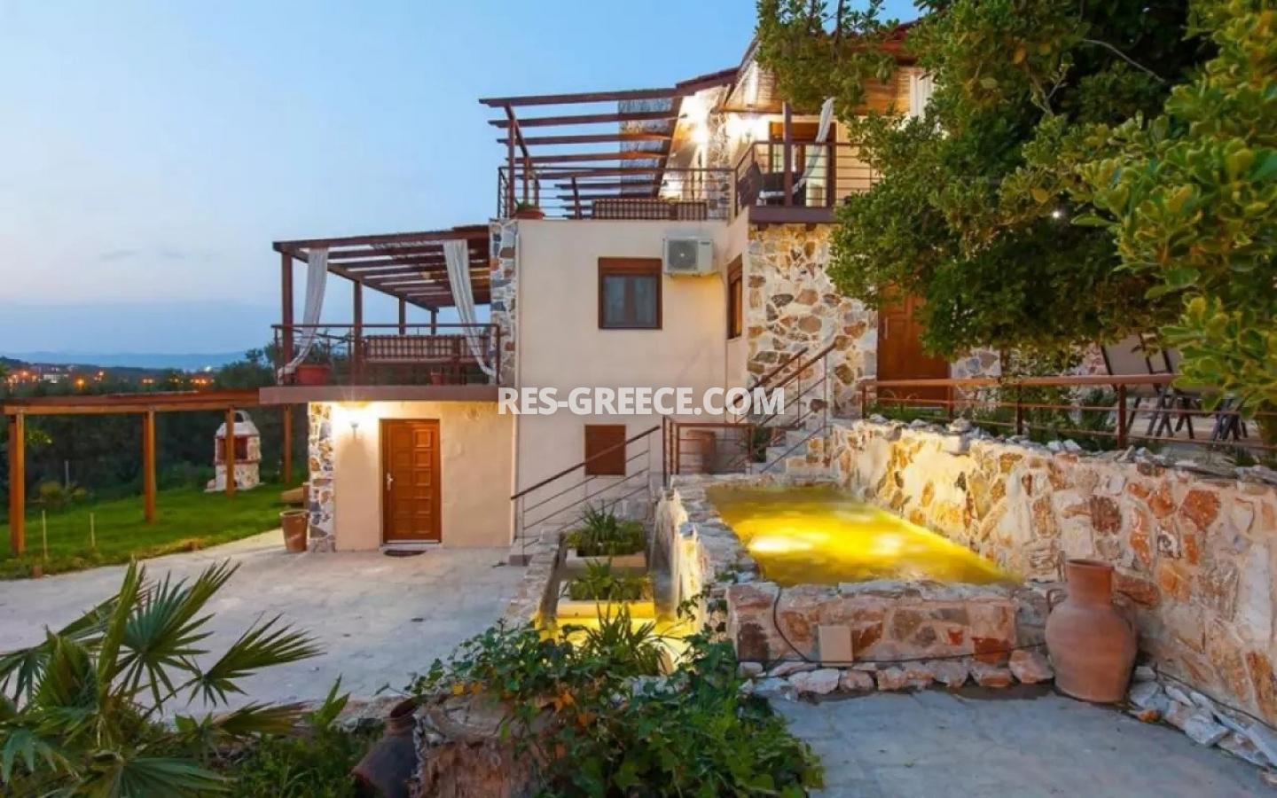 Andriana, Nea Moudania, Greece - traditional seaview villa used a small family hotel, Photo 4