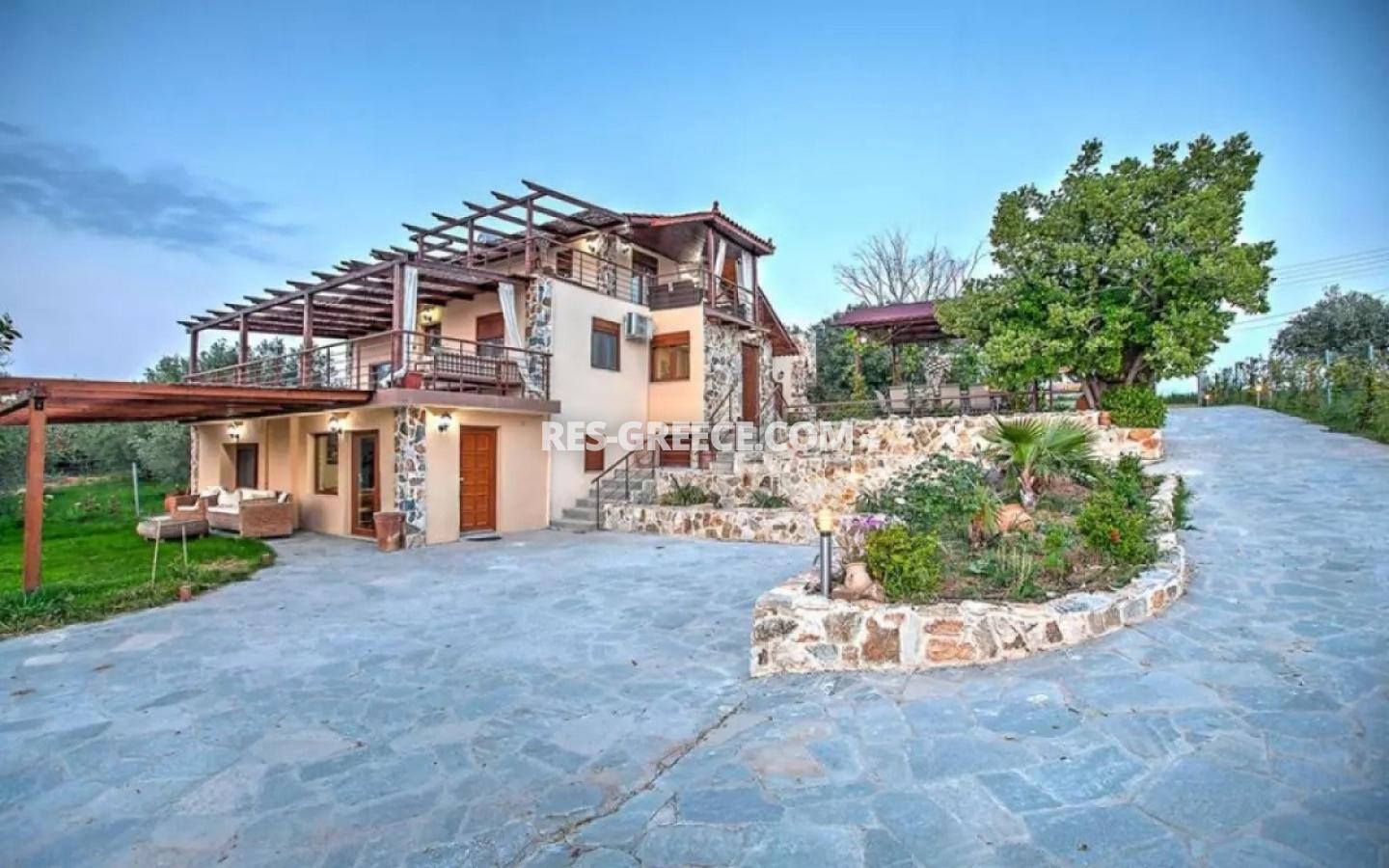 Andriana, Nea Moudania, Greece - traditional seaview villa used a small family hotel, Photo 3