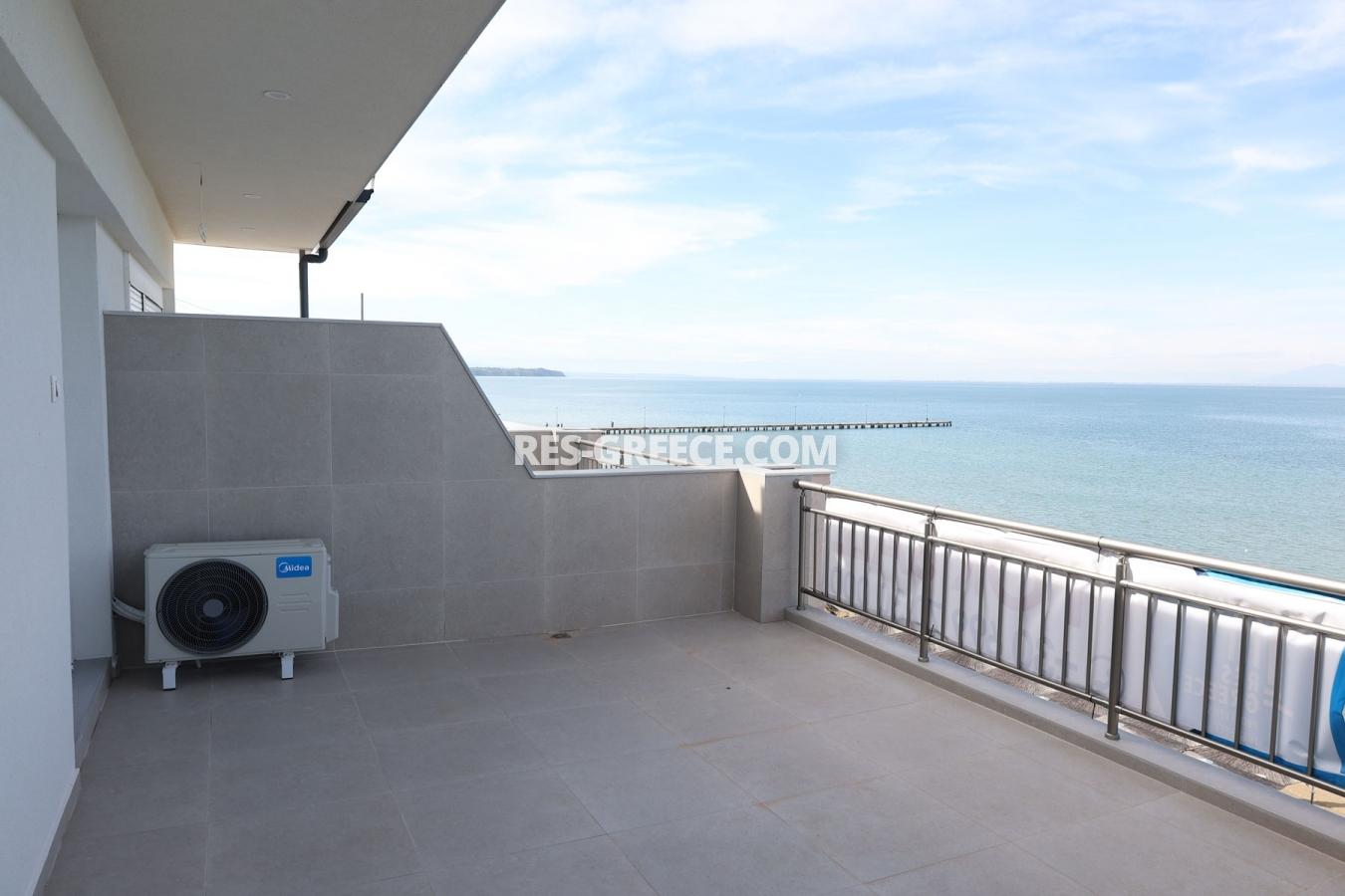 Asteras apartments, Central Macedonia, Greece - seafront apartments on the beach with unobstructed views to the sea, city, Olympos mount - Photo 7